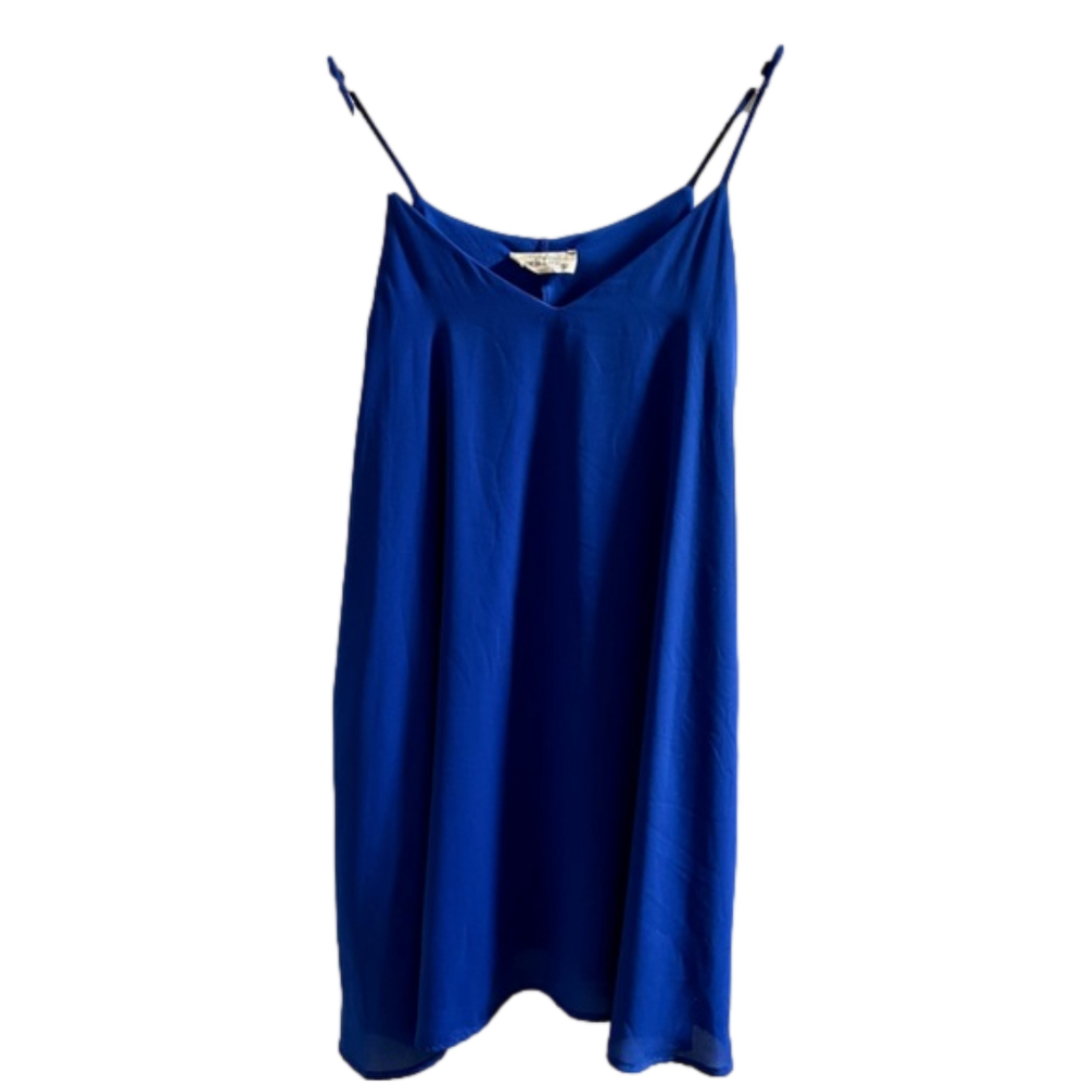 Women’s Peach Love California Royal Blue Mini/Slip Dress Sz Medium
